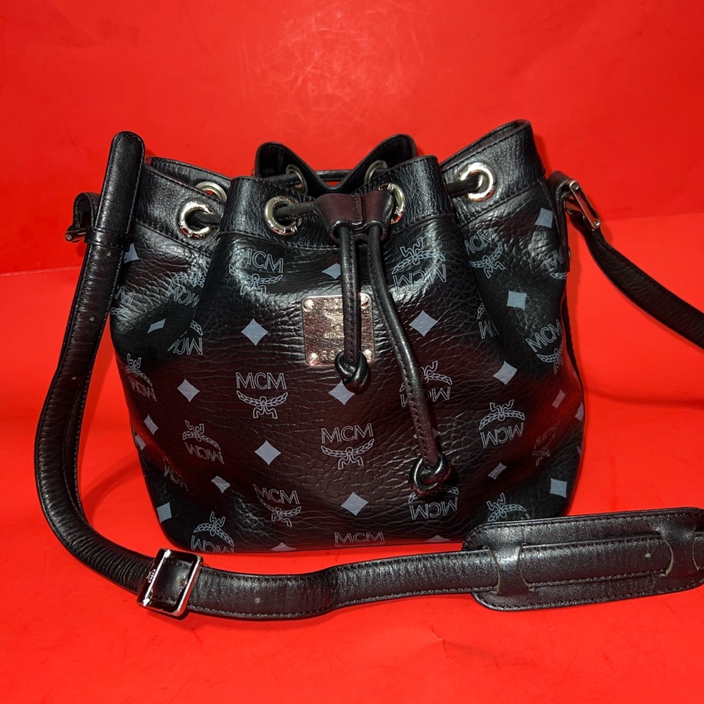 MCM Shoulder Bucket Bag